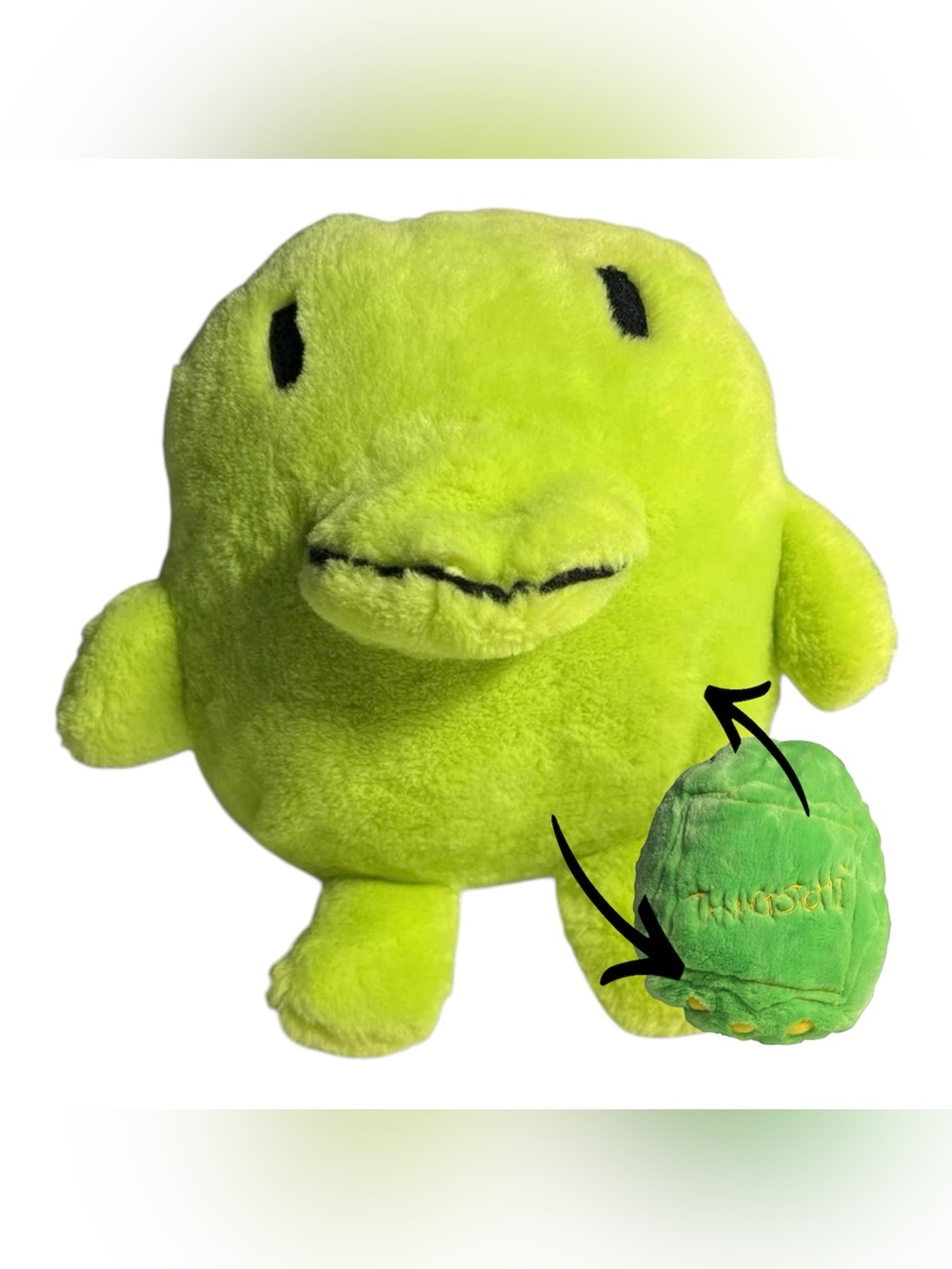 Vintage tamagotchi kuchipatchi transformable plush toy